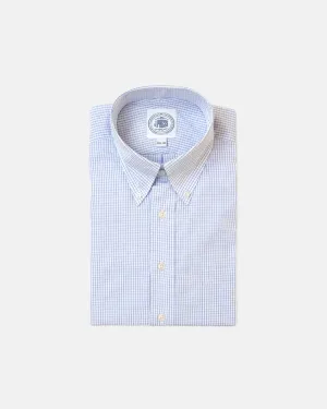 LIGHT BLUE TATTERSALL DRESS SHIRT