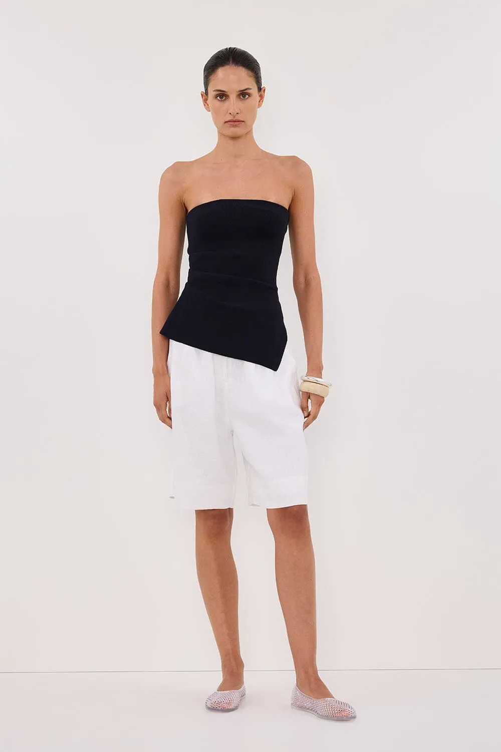 LUKE INK BANDEAU KNIT TOP