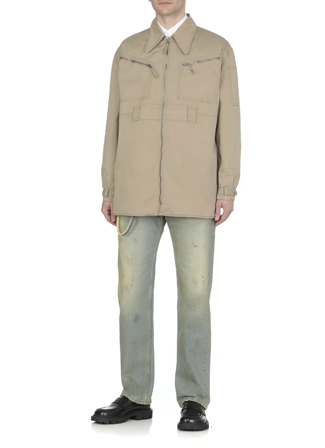 Maison Margiela Long-Sleeved Single-Breasted Blazer