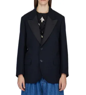 Maison Margiela Single-Breasted Straight Hem Blazer