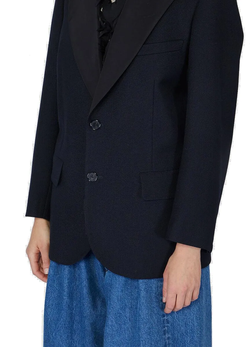 Maison Margiela Single-Breasted Straight Hem Blazer