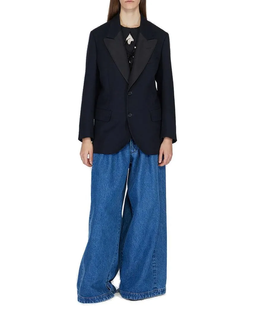 Maison Margiela Single-Breasted Straight Hem Blazer