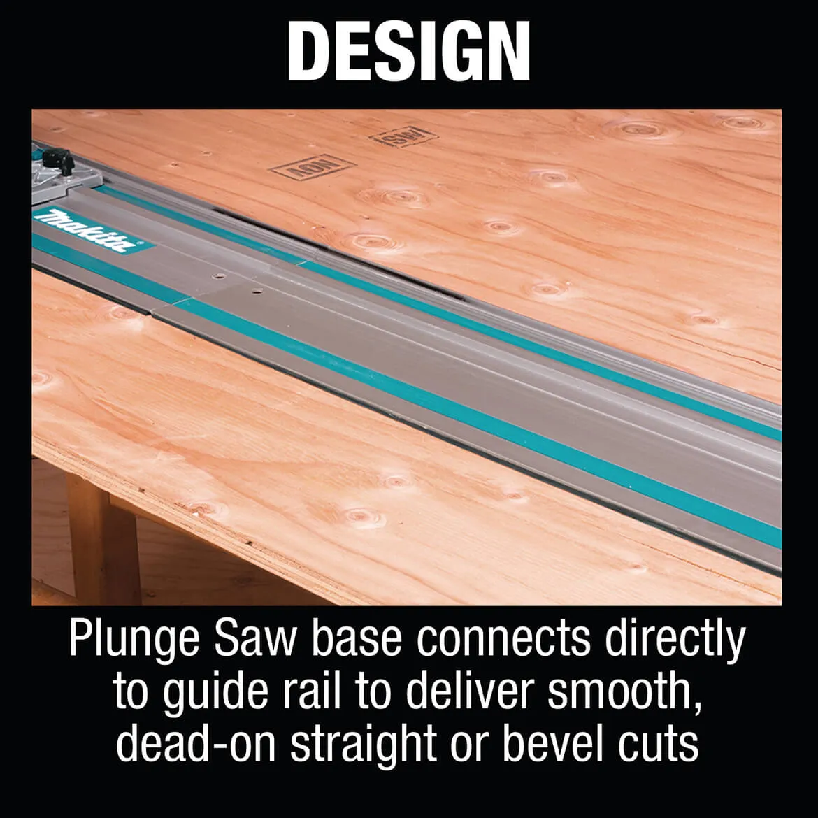 Makita 199140-0 39-Inch Straight Cut Plunge Circular Saw Guide Rail
