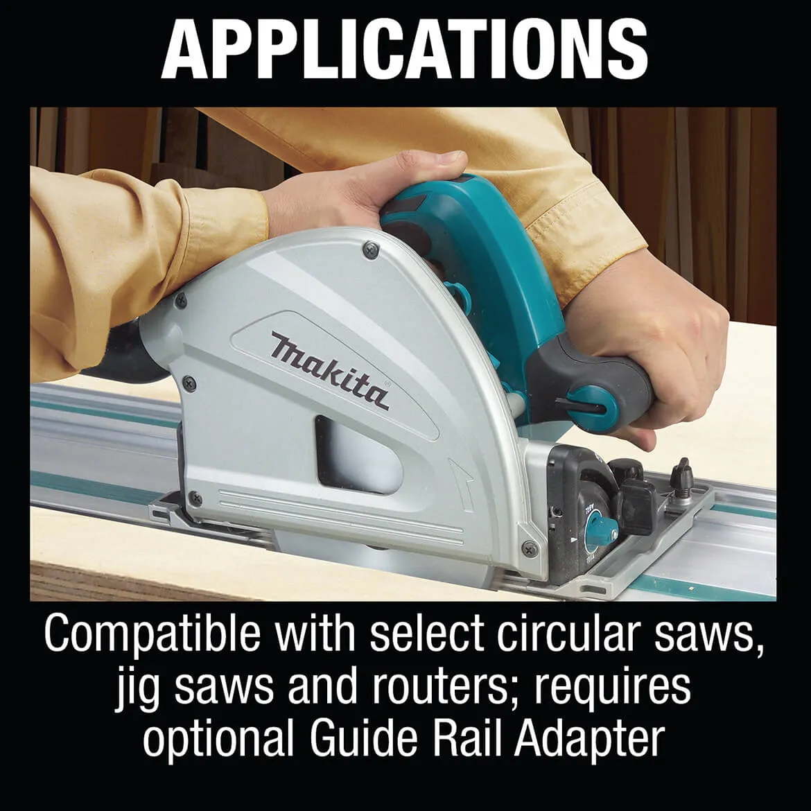 Makita 199140-0 39-Inch Straight Cut Plunge Circular Saw Guide Rail