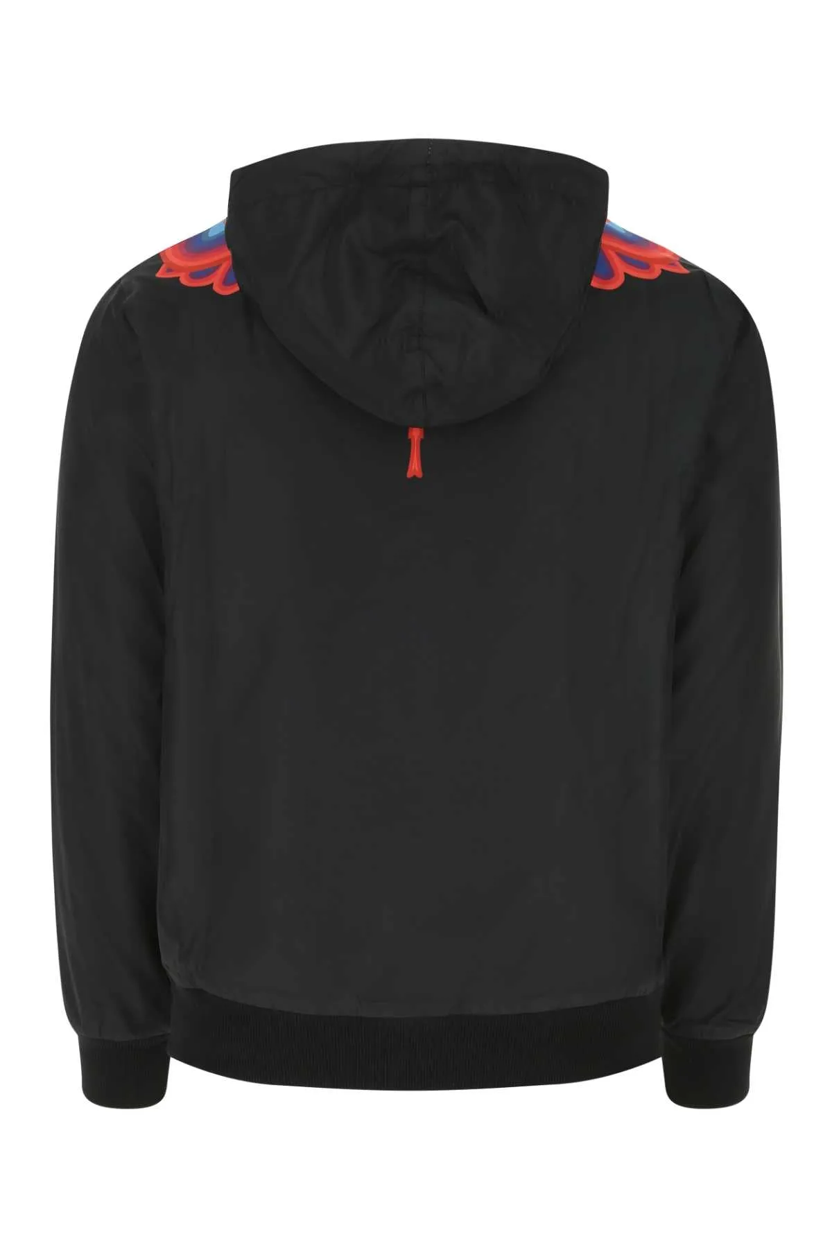 Marcelo Burlon County Of Milan Curved Wings Printed Zipped Jacket