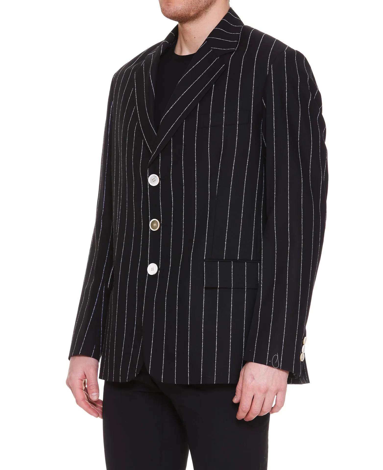 Marni Striped Single-Breasted Blazer