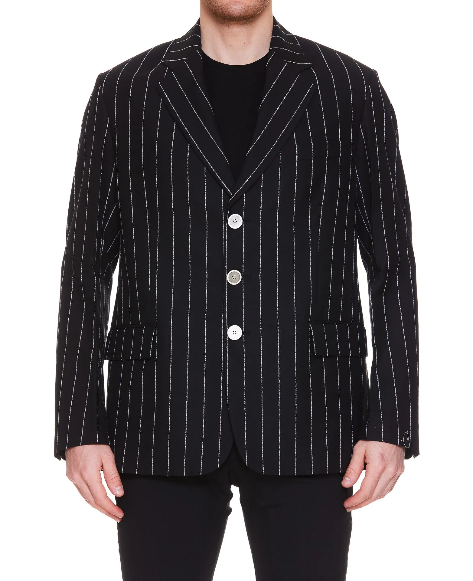 Marni Striped Single-Breasted Blazer
