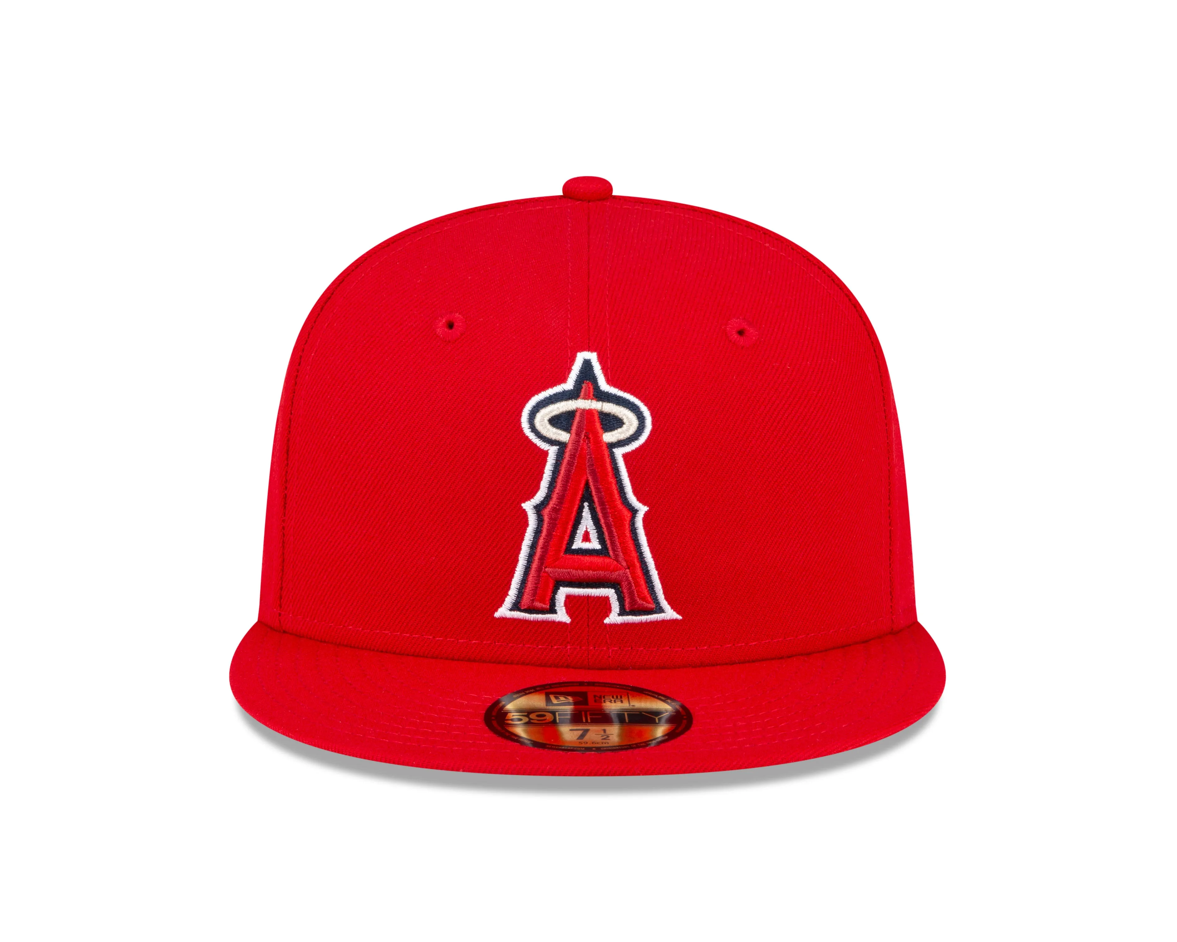 Men's Anaheim Angels New Era Red Game Authentic Collection On-Field 59FIFTY Fitted Hat