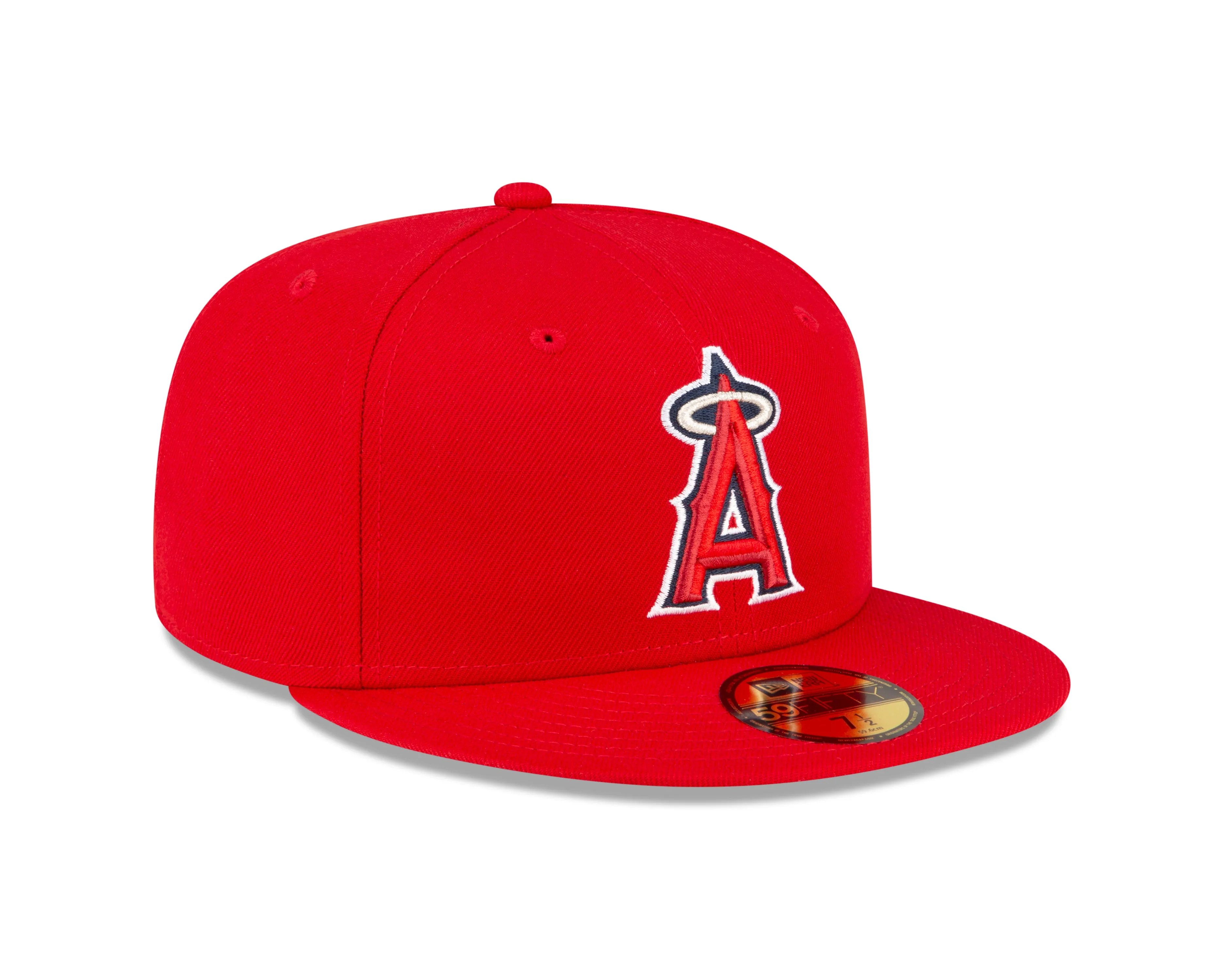 Men's Anaheim Angels New Era Red Game Authentic Collection On-Field 59FIFTY Fitted Hat