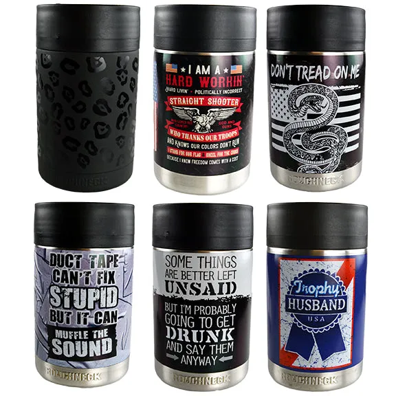 Metal Insulated 12 Oz Can Cooler - 6 Pieces Per Retail Ready Display 22269