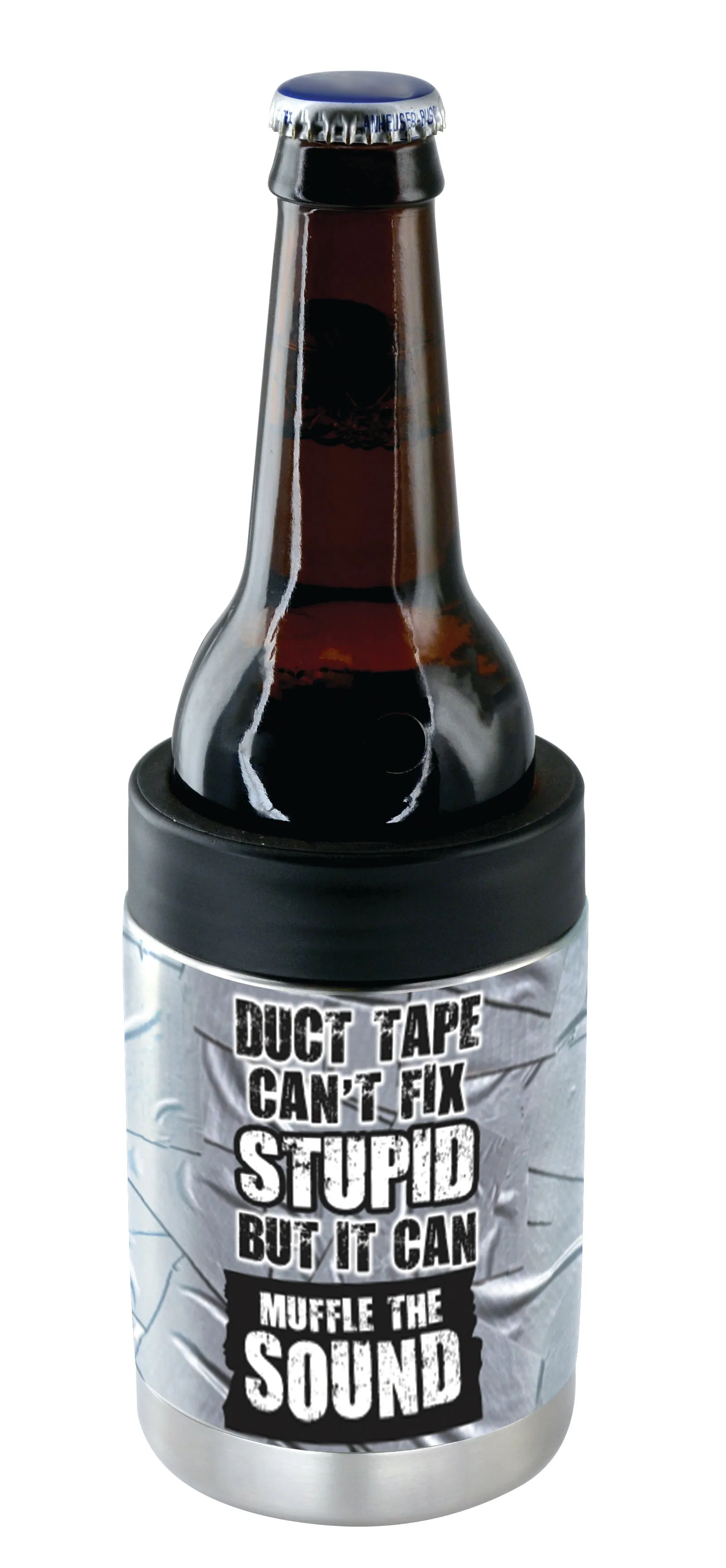 Metal Insulated 12 Oz Can Cooler - 6 Pieces Per Retail Ready Display 22269