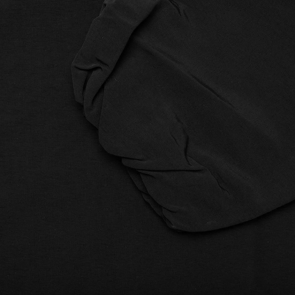 Military Nylon Hooded Anorak - Black