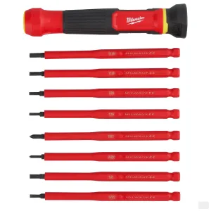 Milwaukee 8-in-1 1000V Insulated Precision Multi-Bit Screwdriver (48-22-2217)