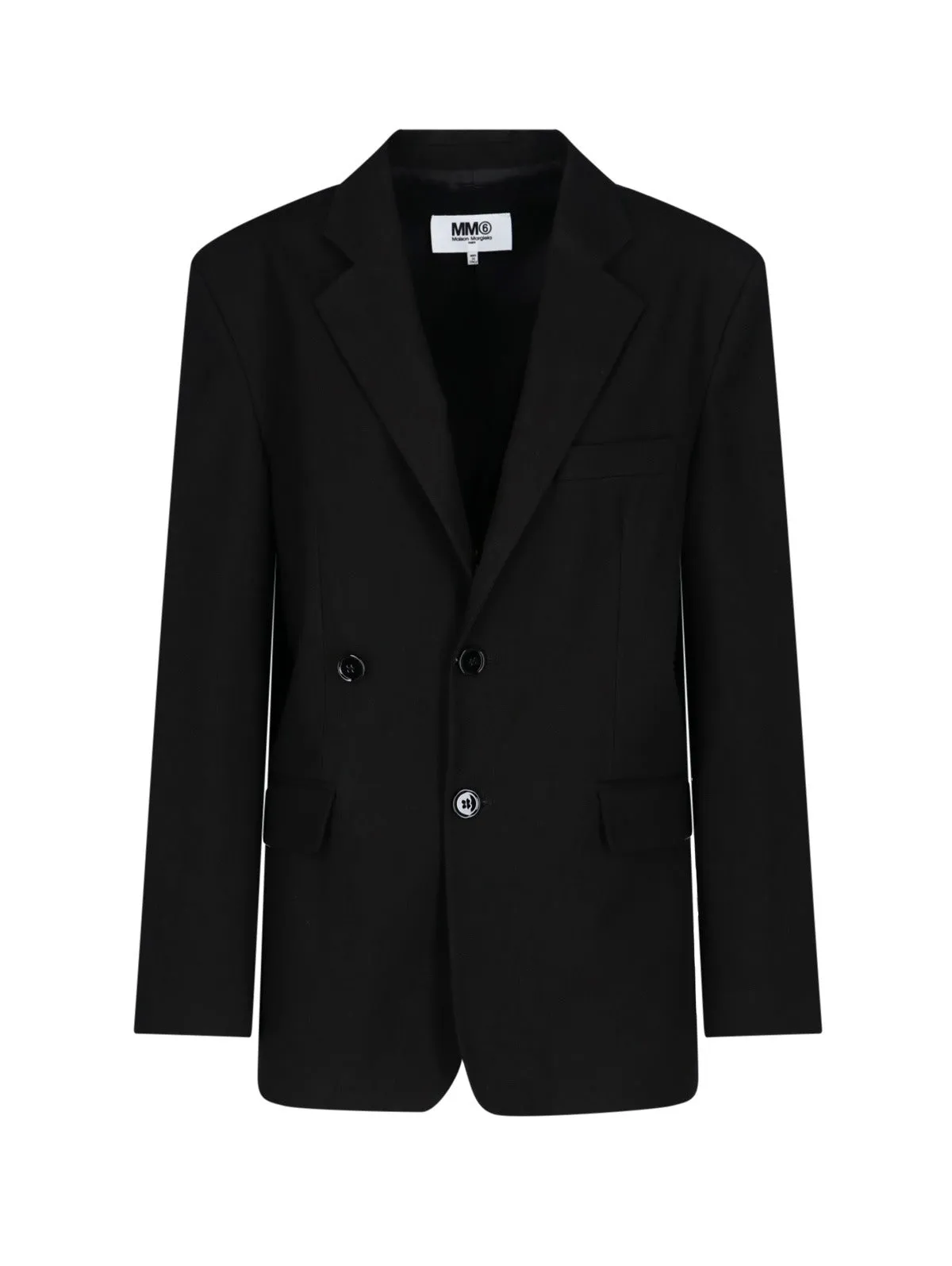 MM6 Maison Margiela Single-Breasted Long-Sleeved Blazer