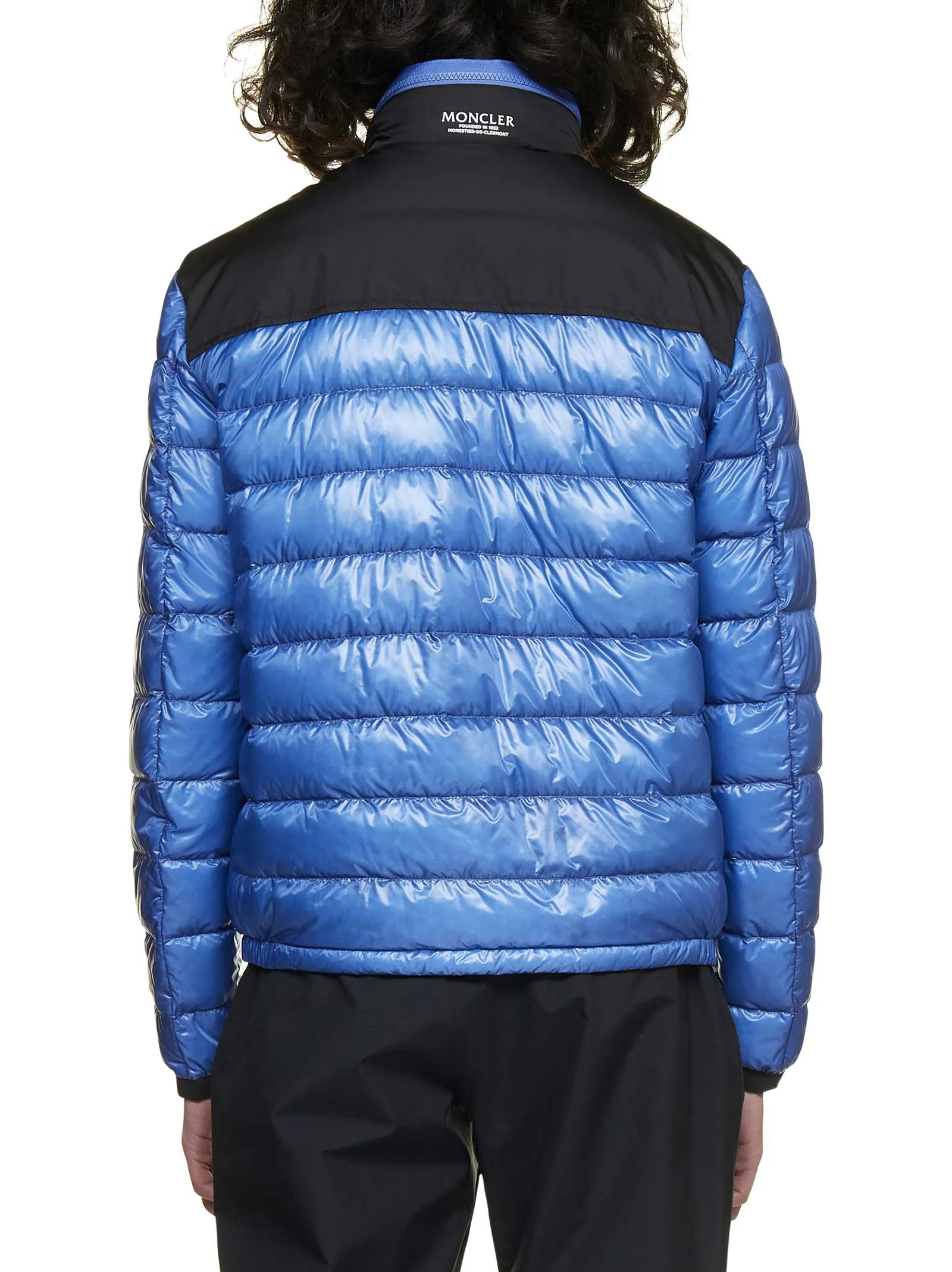 Moncler Panelled High-Neck Puffer Jacket