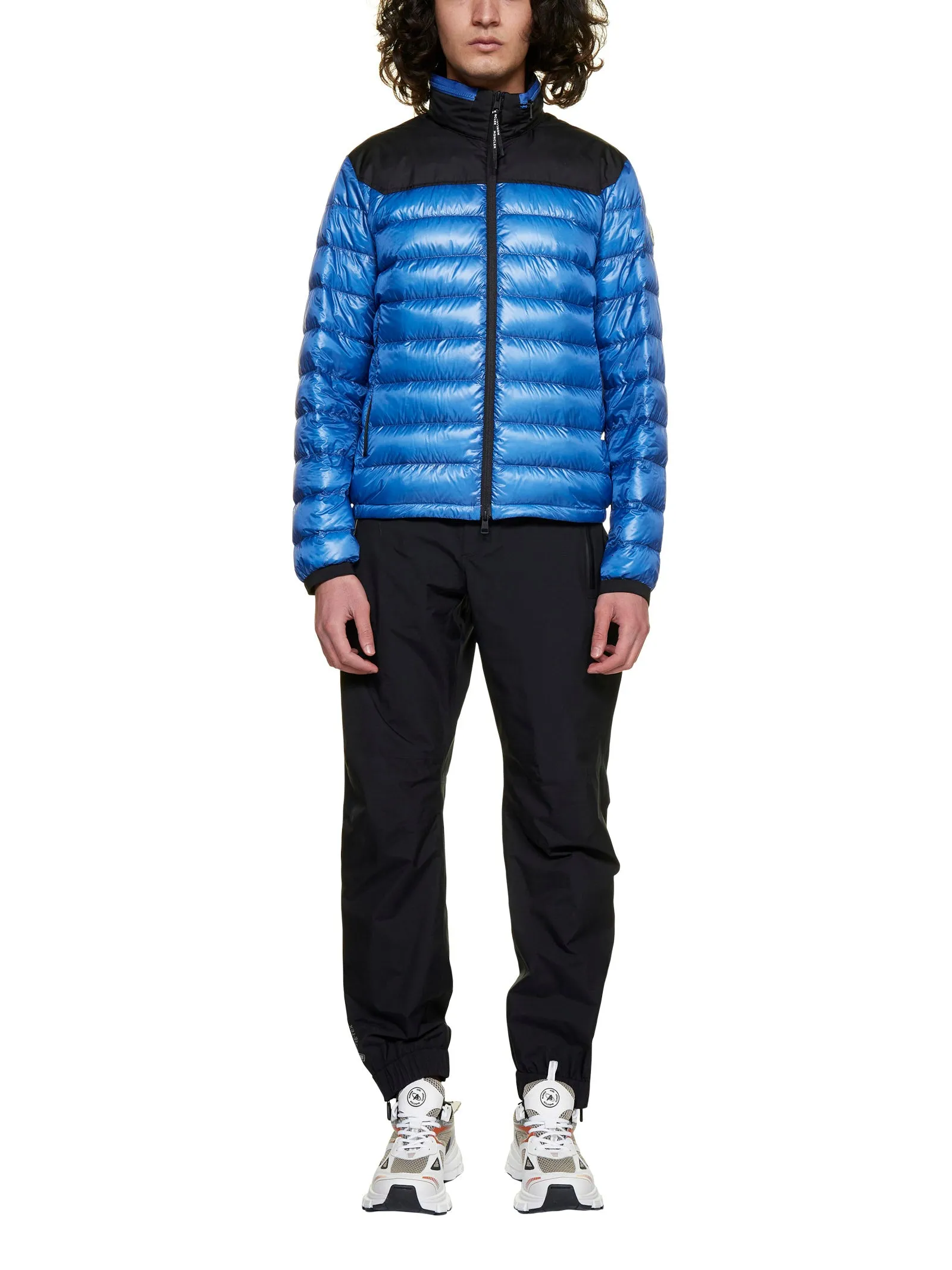 Moncler Panelled High-Neck Puffer Jacket