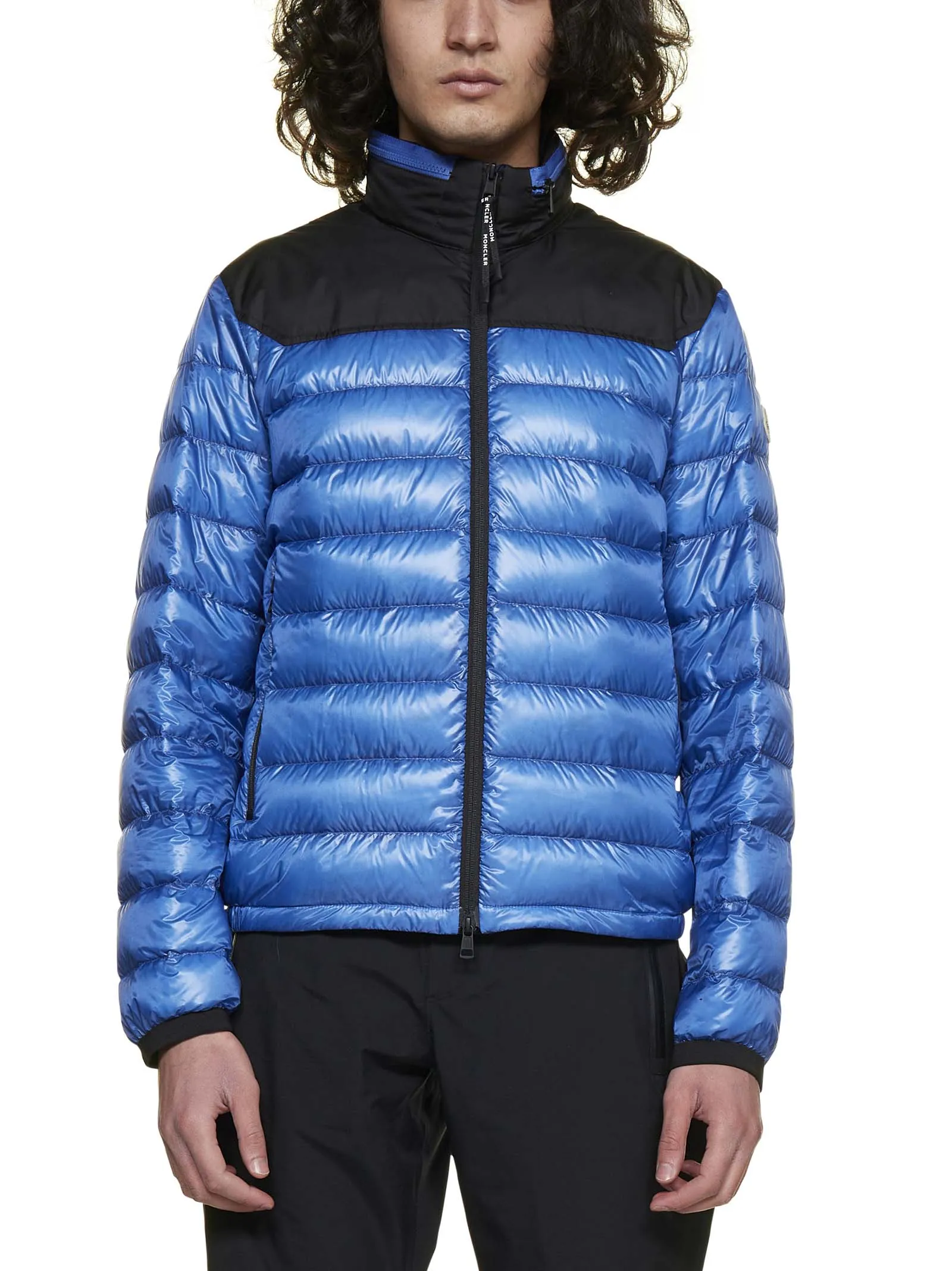 Moncler Panelled High-Neck Puffer Jacket