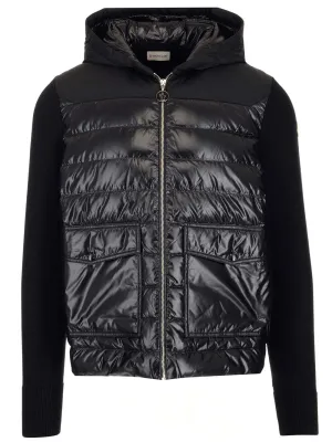 Moncler Panelled Logo Patch Jacket