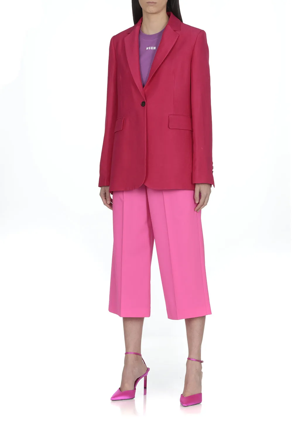 MSGM Tailored Long Sleeved Blazer