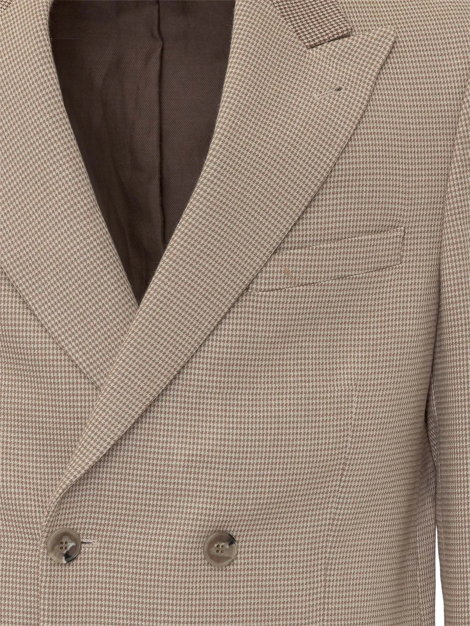 Nanushka Malvin Double-Breasted Houndstooth Jacket