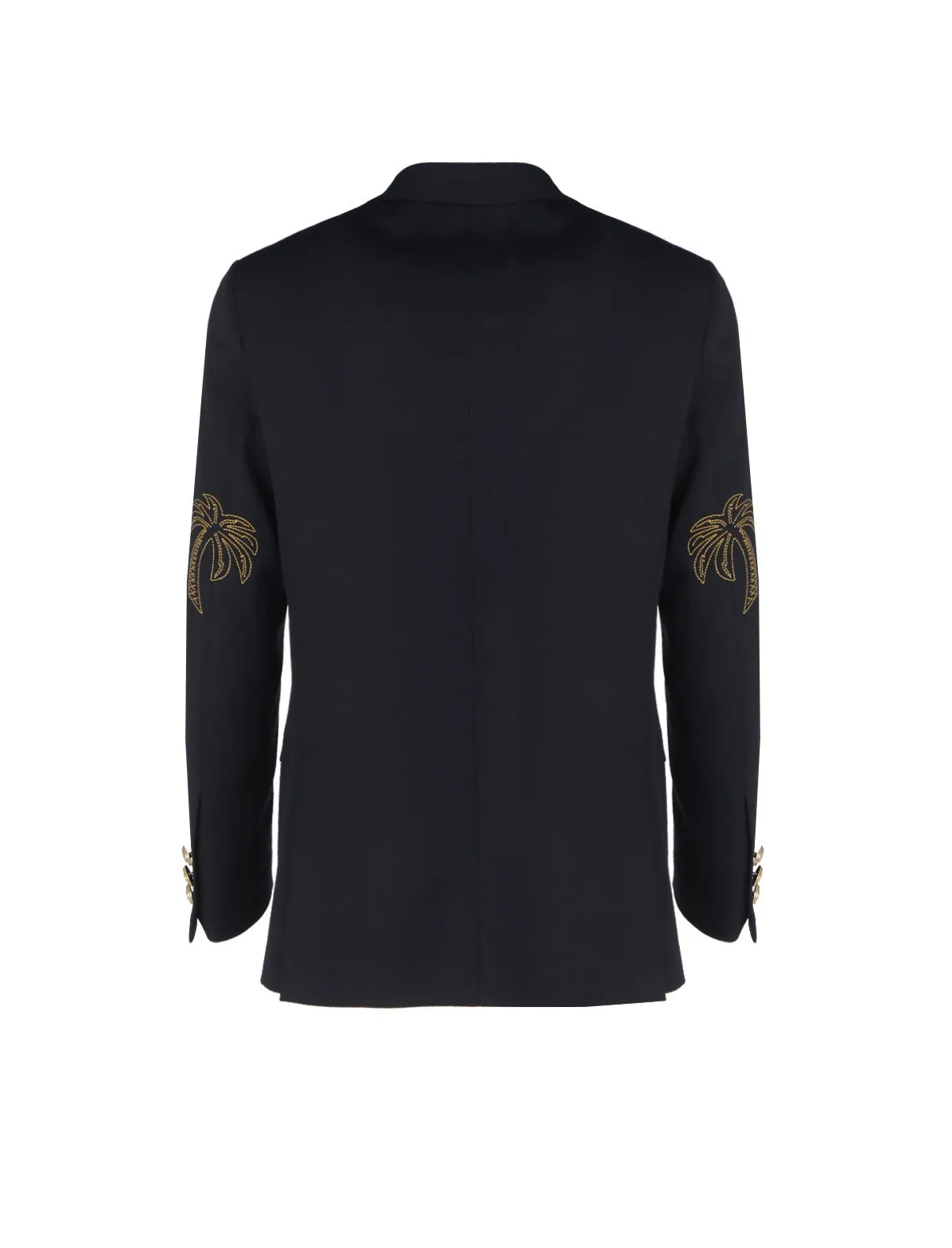 Palm Angels Embroidered Double-Breasted Blazer