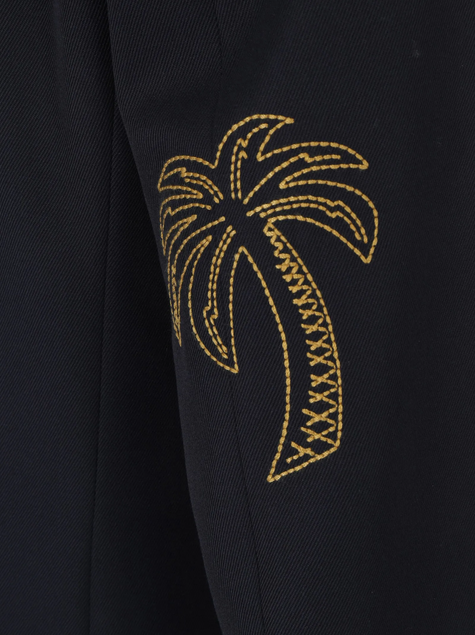 Palm Angels Embroidered Double-Breasted Blazer