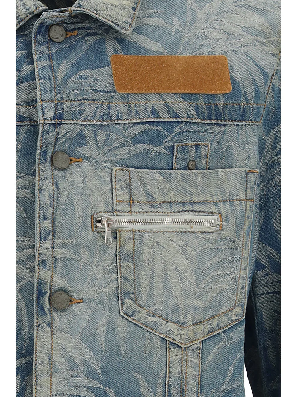 Palm Angels Faded Jungle-Print Jacket