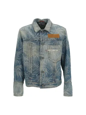 Palm Angels Faded Jungle-Print Jacket