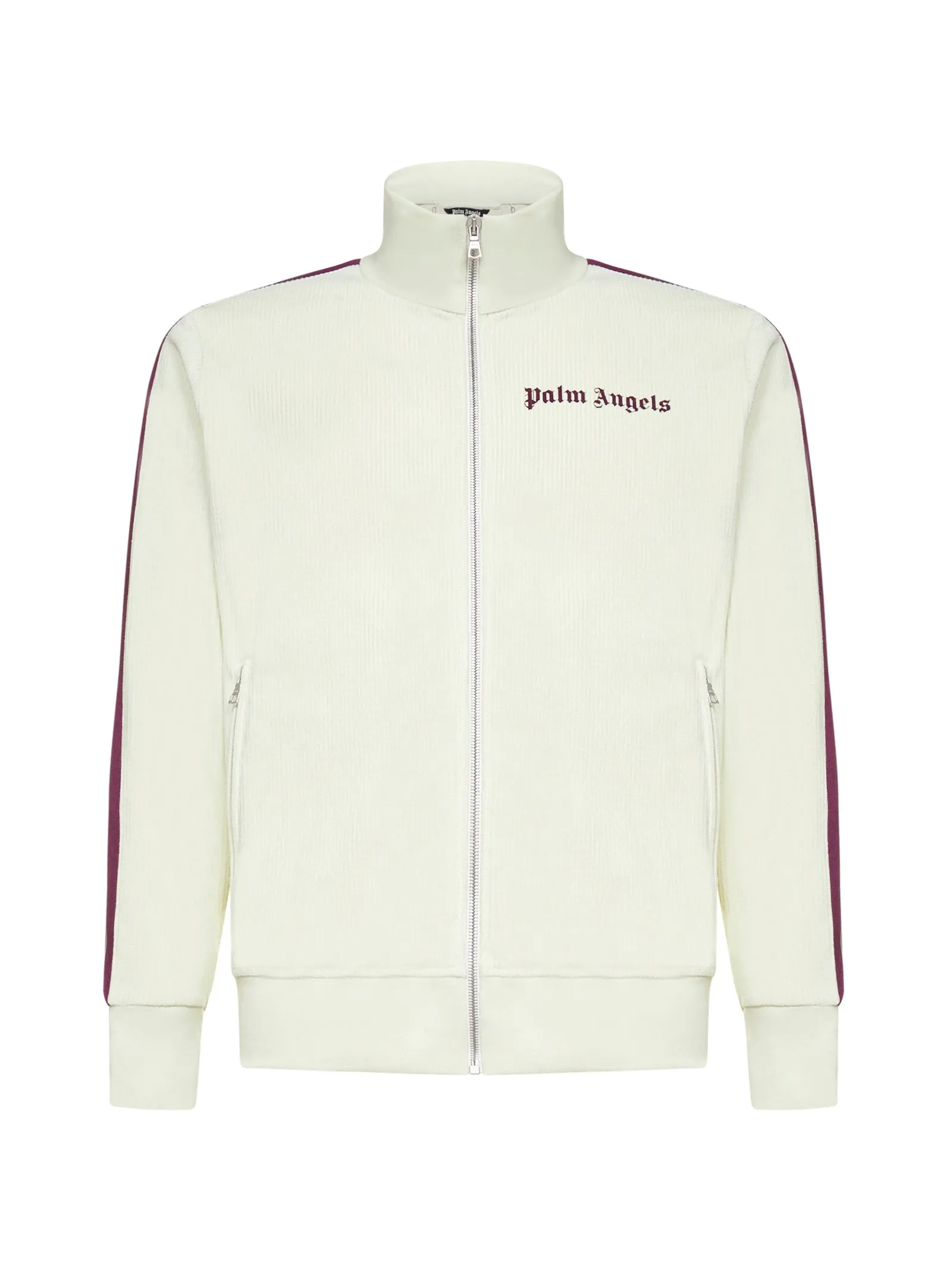 Palm Angels Logo Printed Corduroy Track Jacket