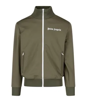 Palm Angels Logo Printed Zipped Jacket
