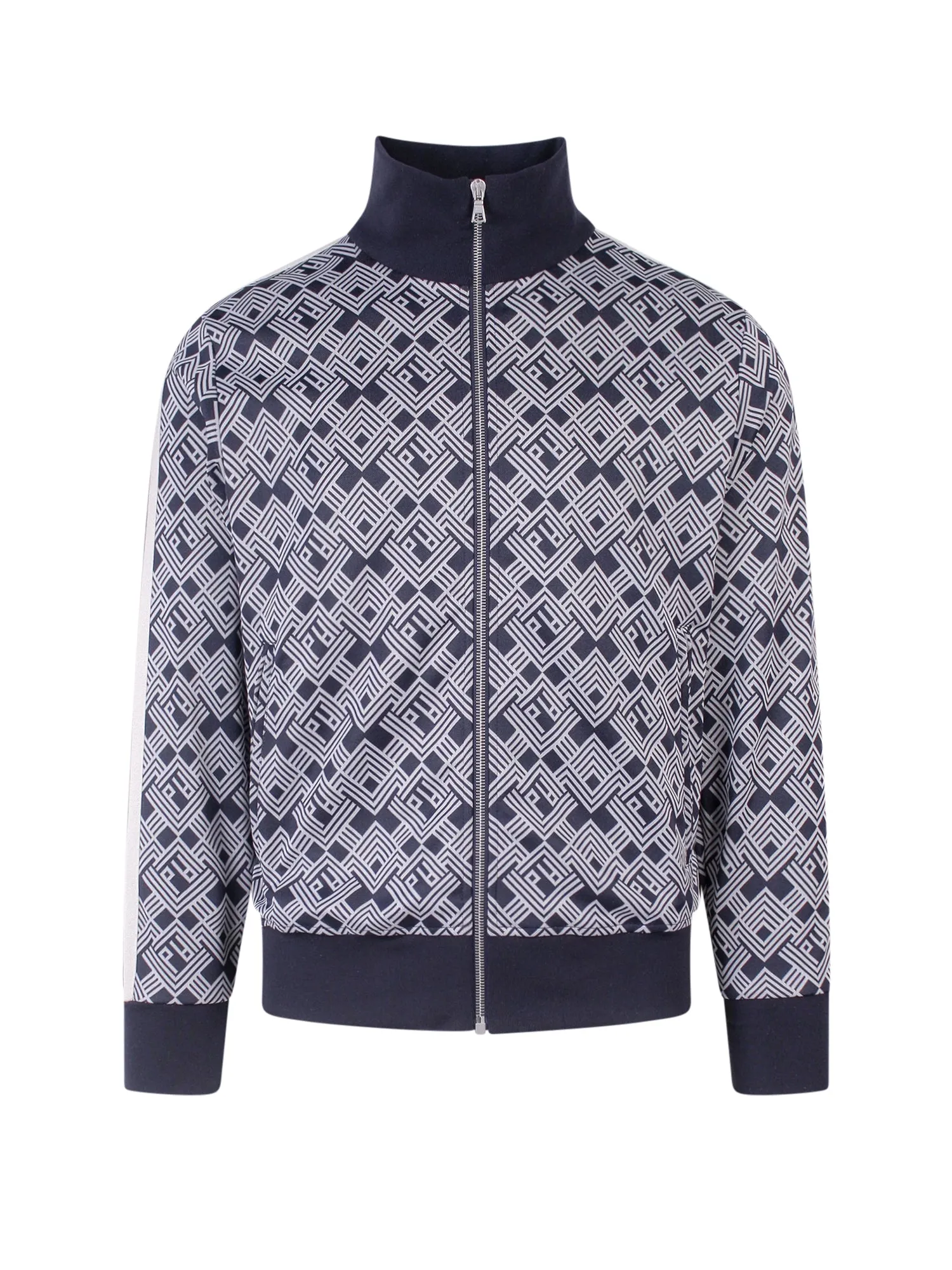 Palm Angels Monogram High Neck Track Jacket