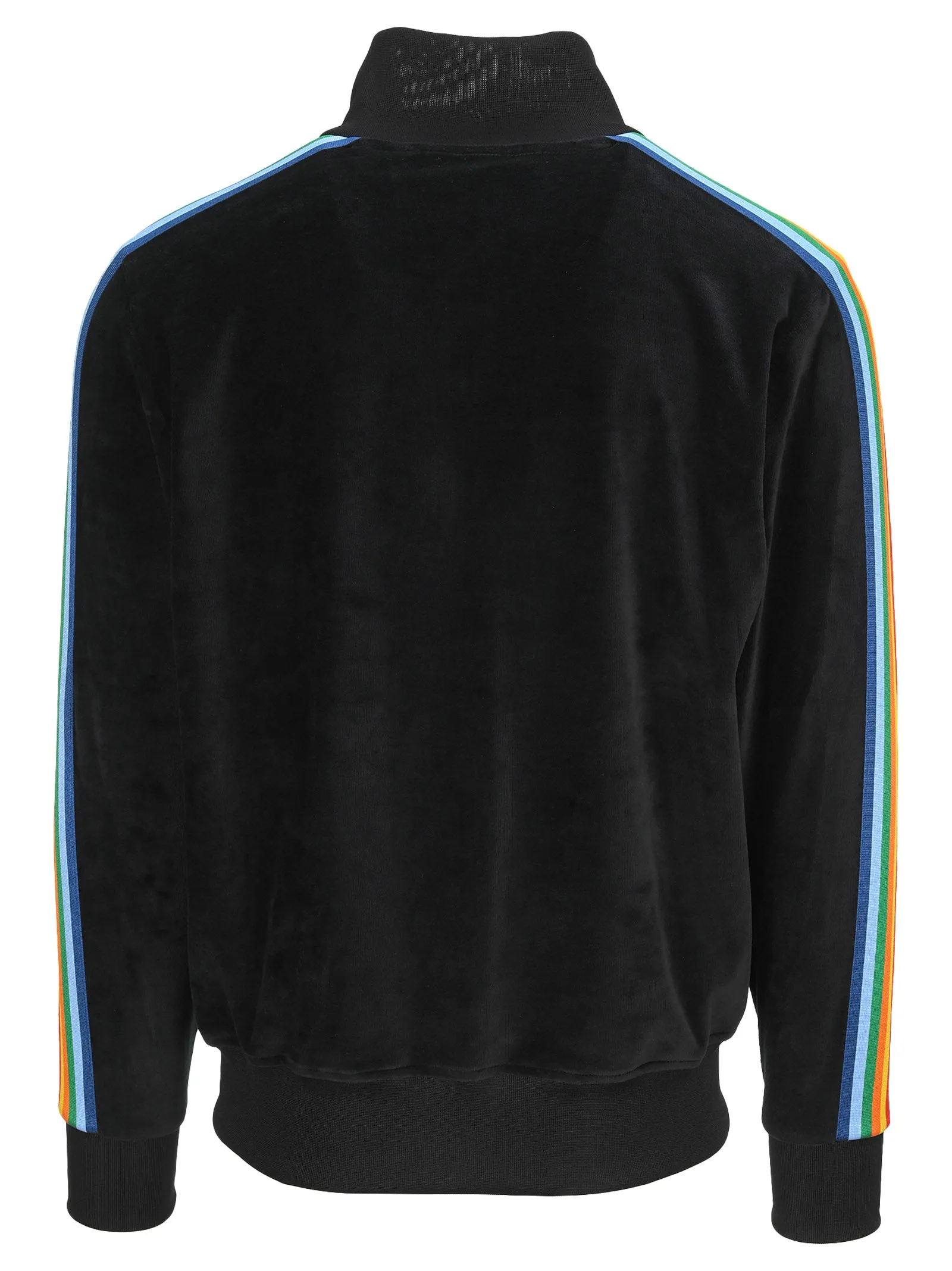 Palm Angels Rainbow Stripe Chenille Track Jacket