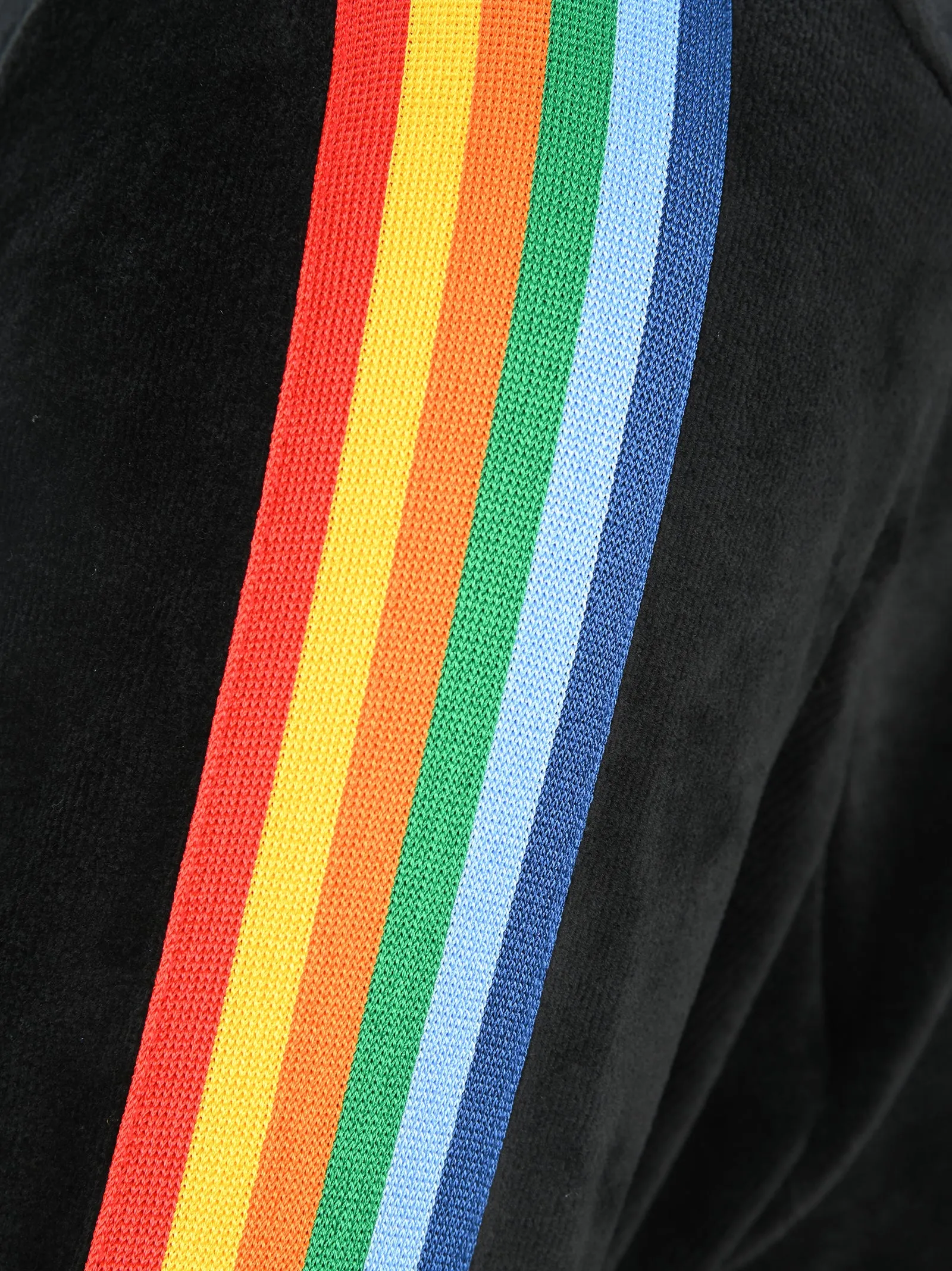 Palm Angels Rainbow Stripe Chenille Track Jacket