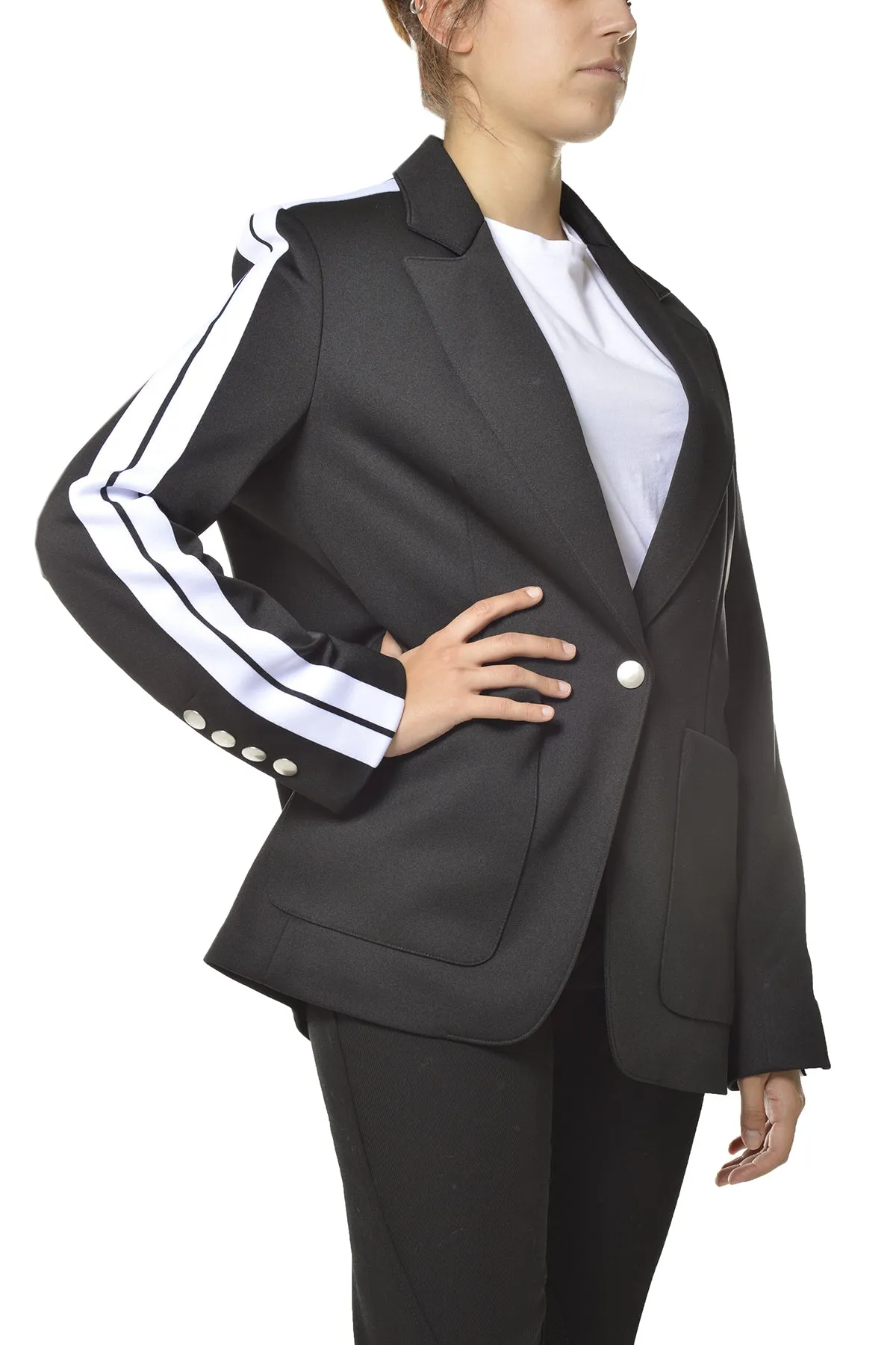 Palm Angels Stripe Detail Tailored Blazer