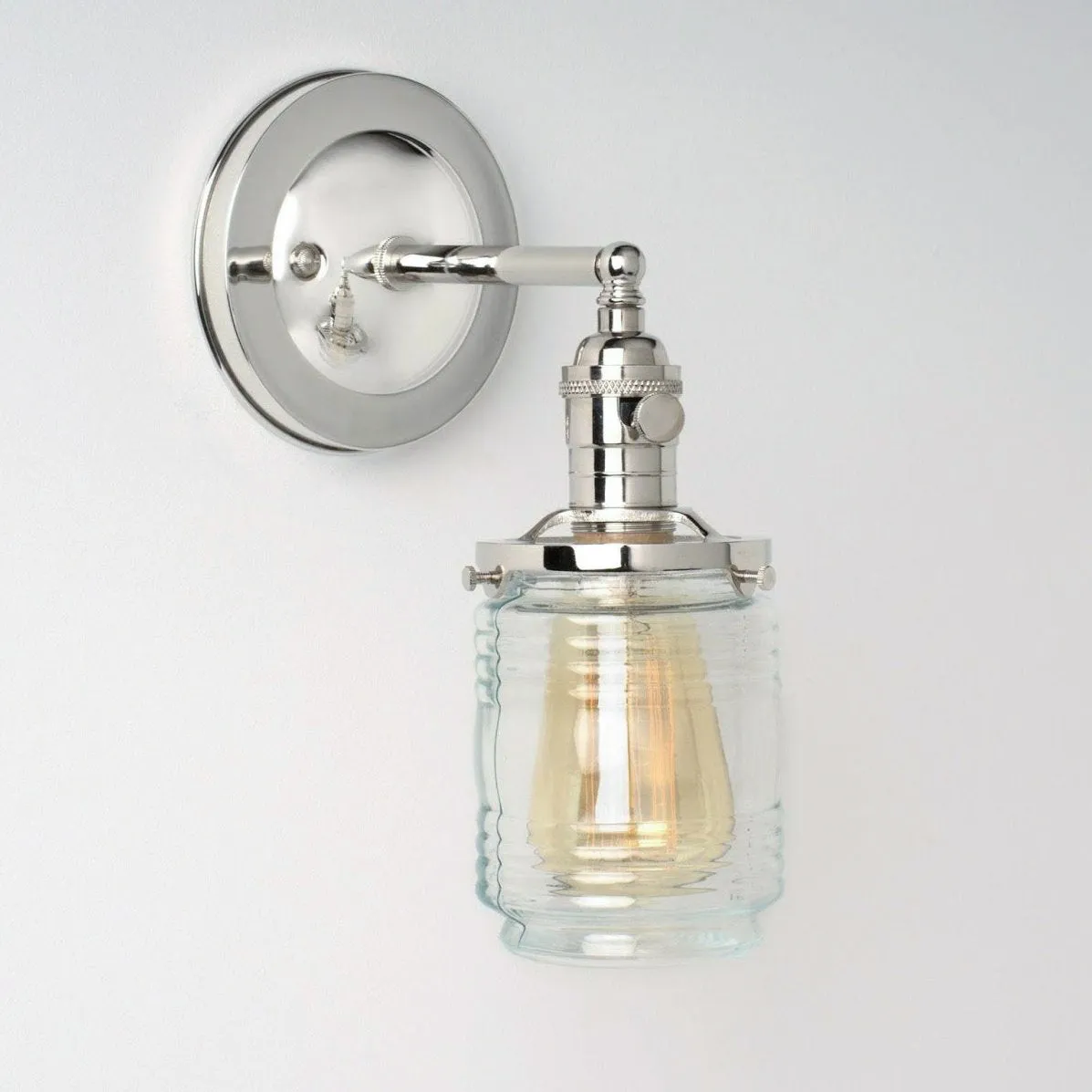 Peabody (Clear) | Stem Sconce