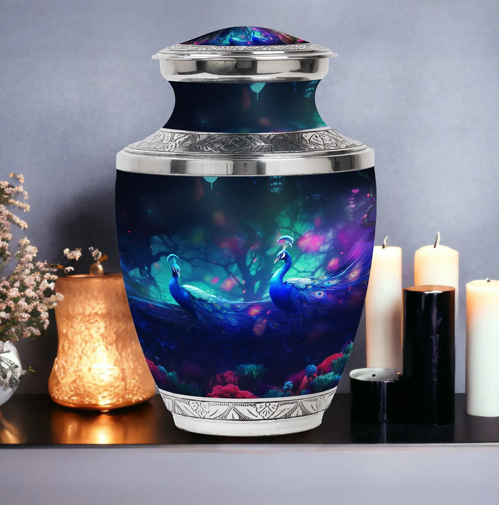 Peacock Cremation Urn: Distinguished Ashes Keeper Of Ashes