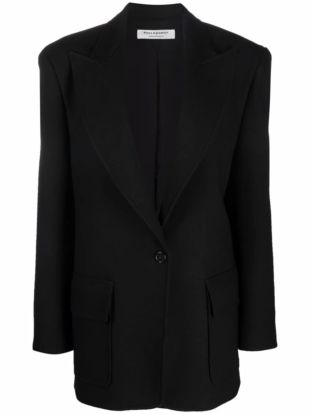 Philosophy Di Lorenzo Serafini Single-Breasted Tailored Blazer