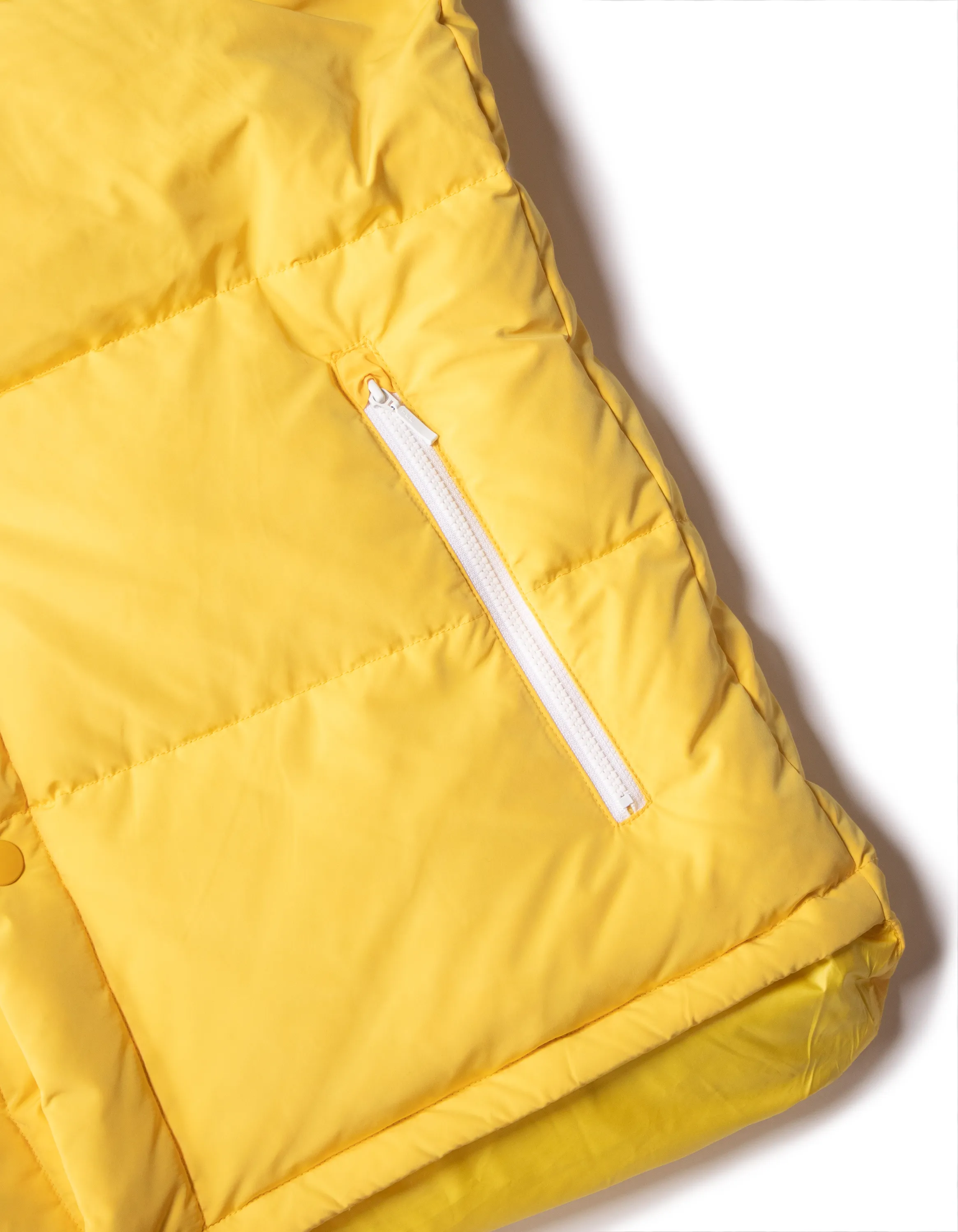 PUFFER VEST - YELLOW