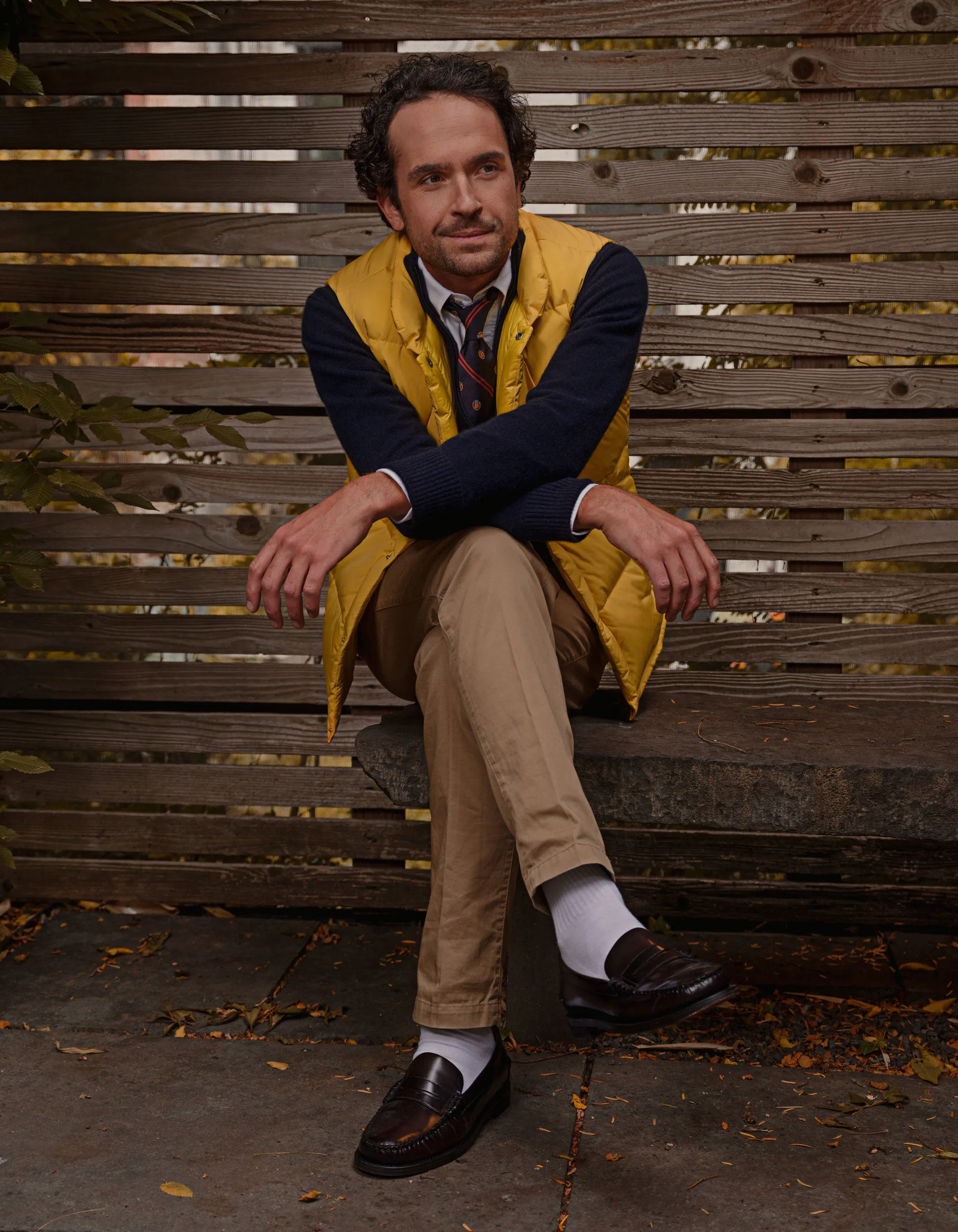PUFFER VEST - YELLOW