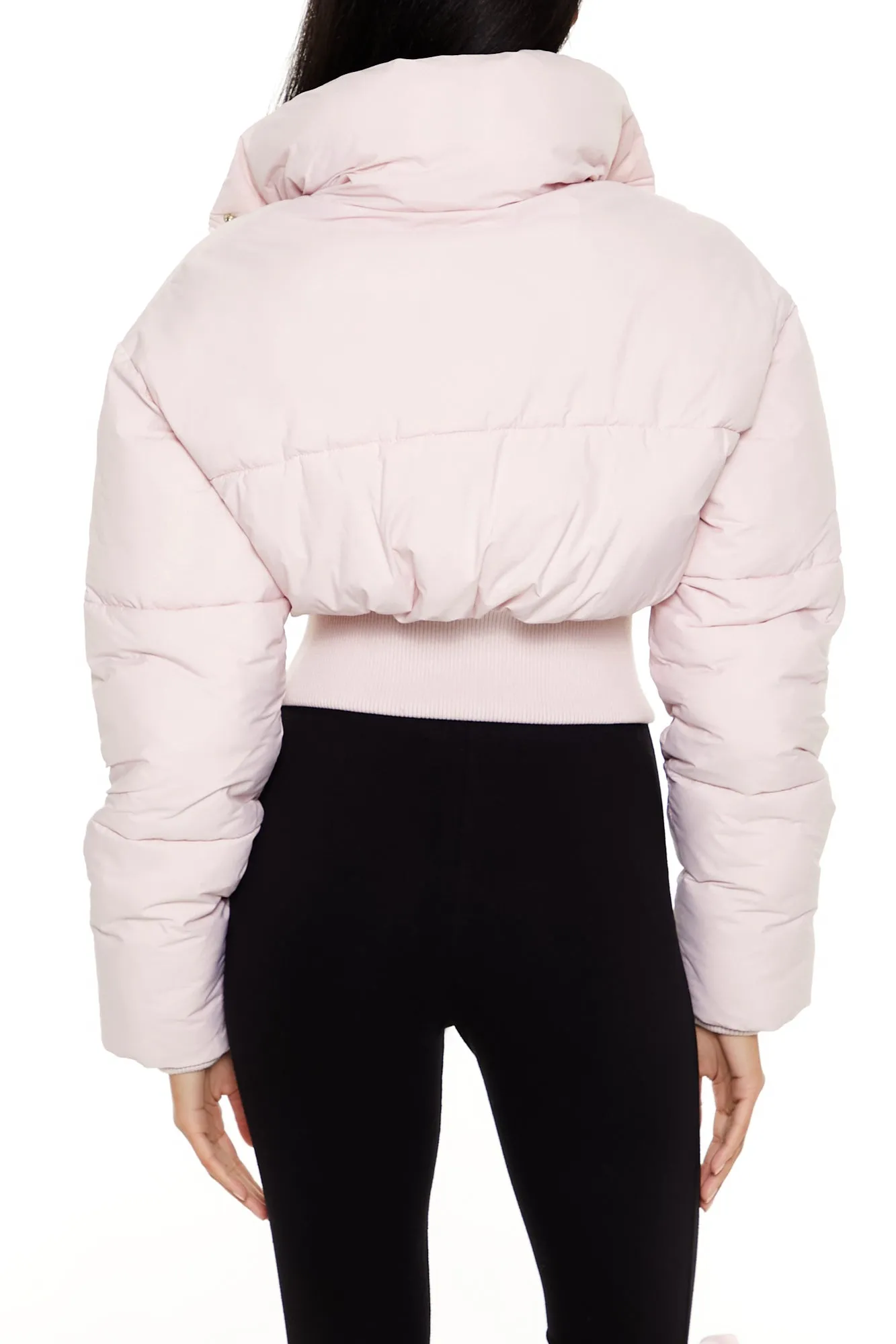 Quilted Cropped Puffer Jacket