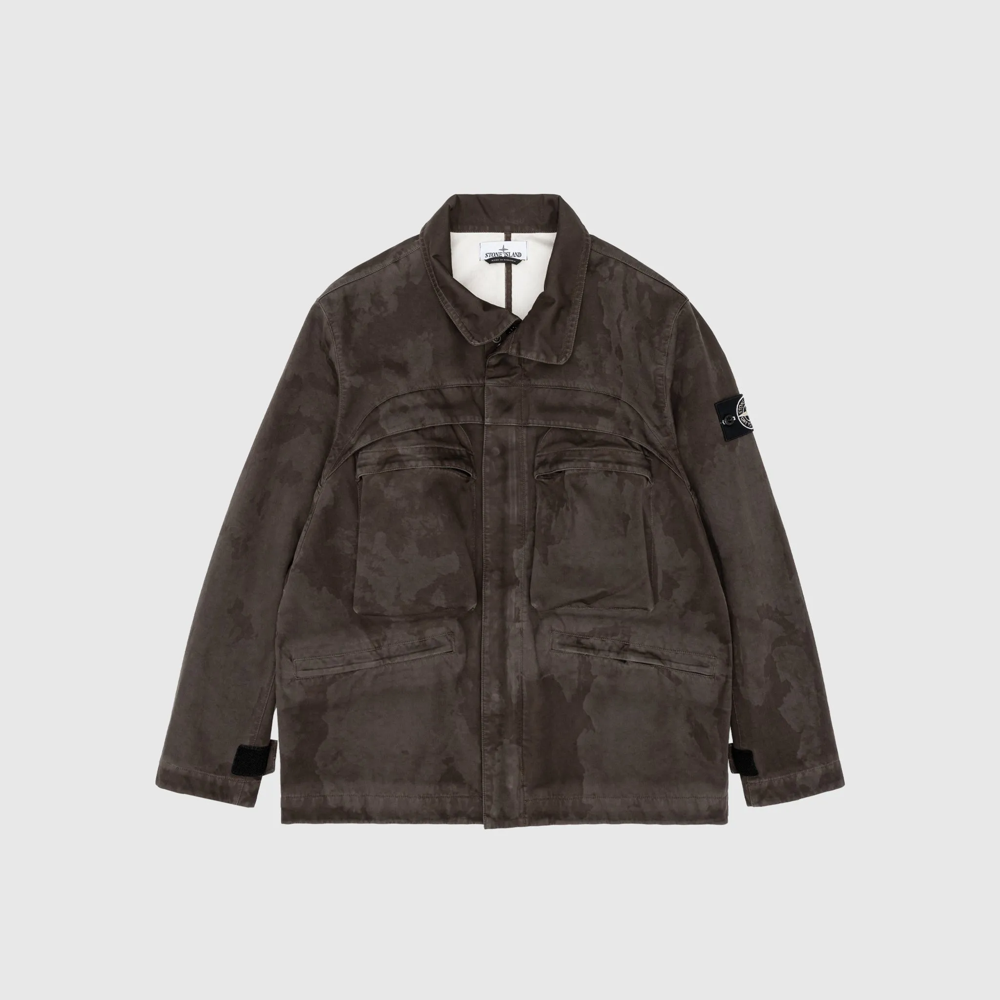 RASO GOMMATO 3L LASER CAMO FIELD JACKET