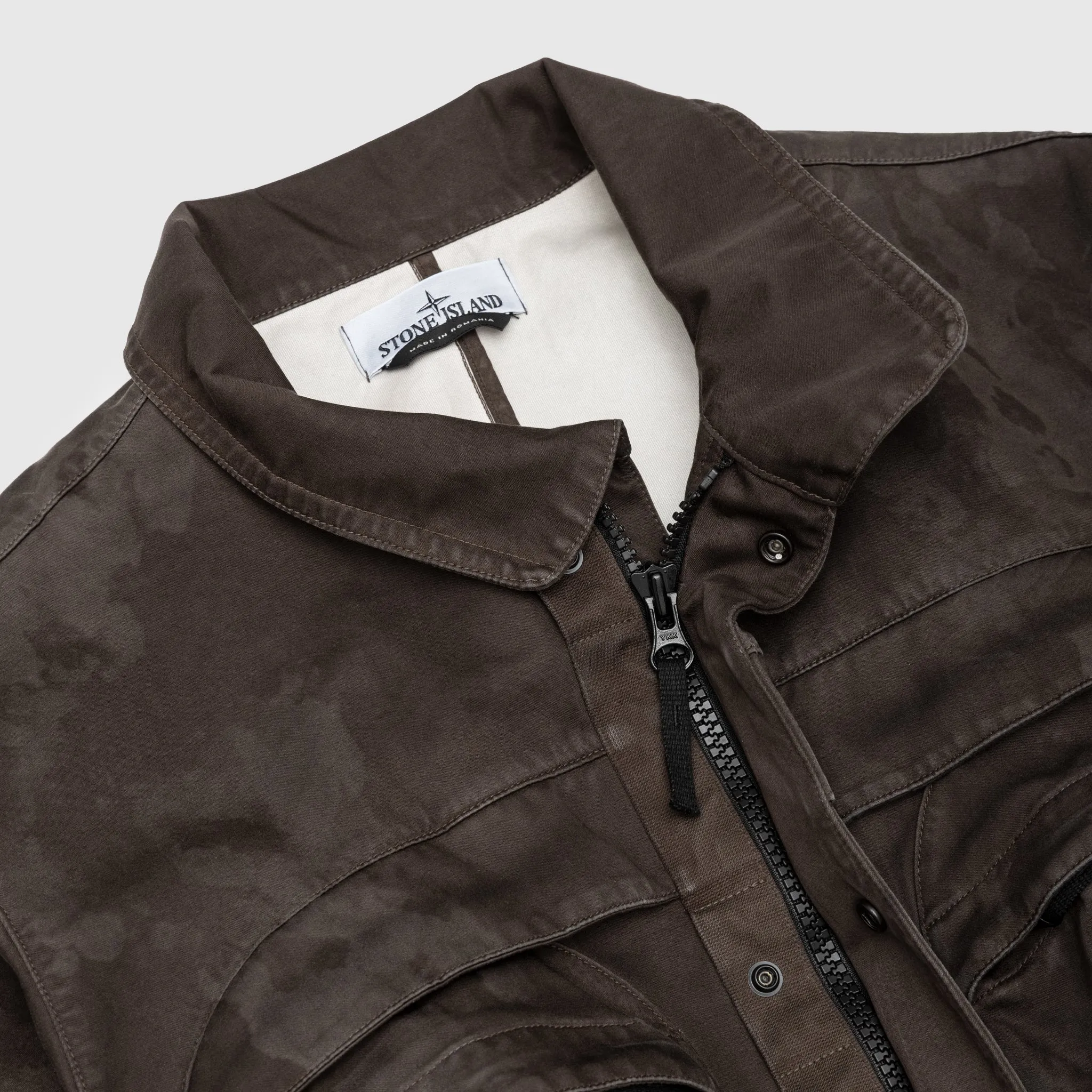 RASO GOMMATO 3L LASER CAMO FIELD JACKET