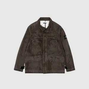 RASO GOMMATO 3L LASER CAMO FIELD JACKET