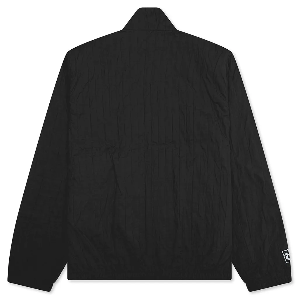Rescue Pleated Track Jacket - Black