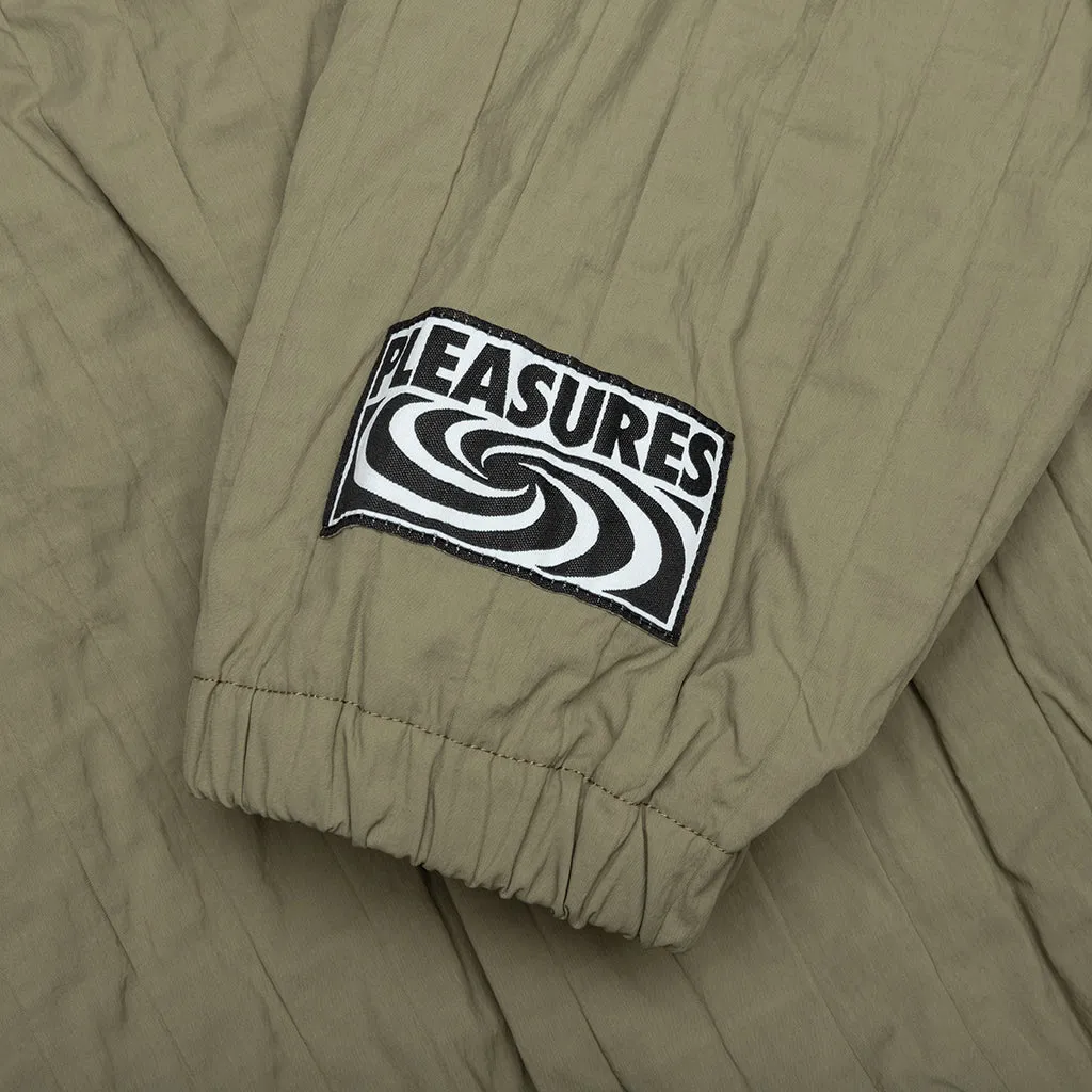 Rescue Pleated Track Jacket - Olive