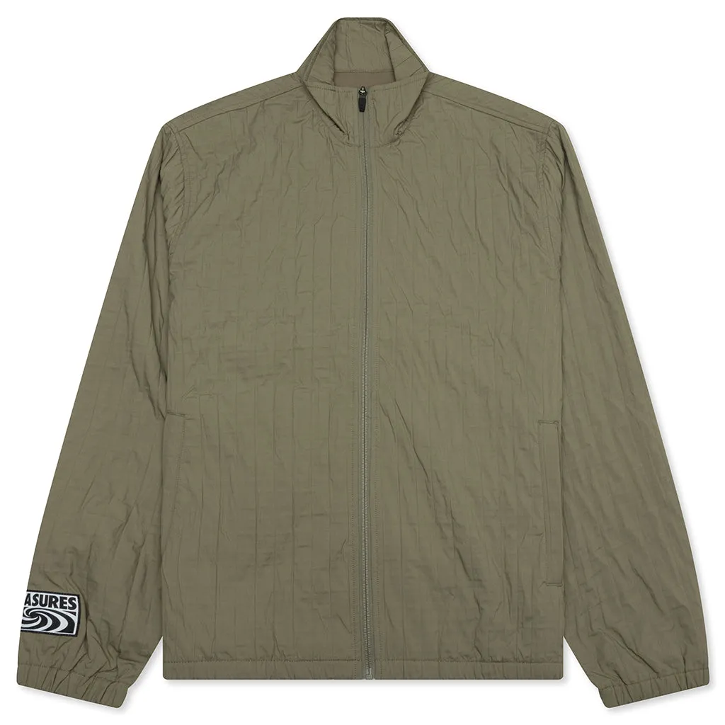 Rescue Pleated Track Jacket - Olive