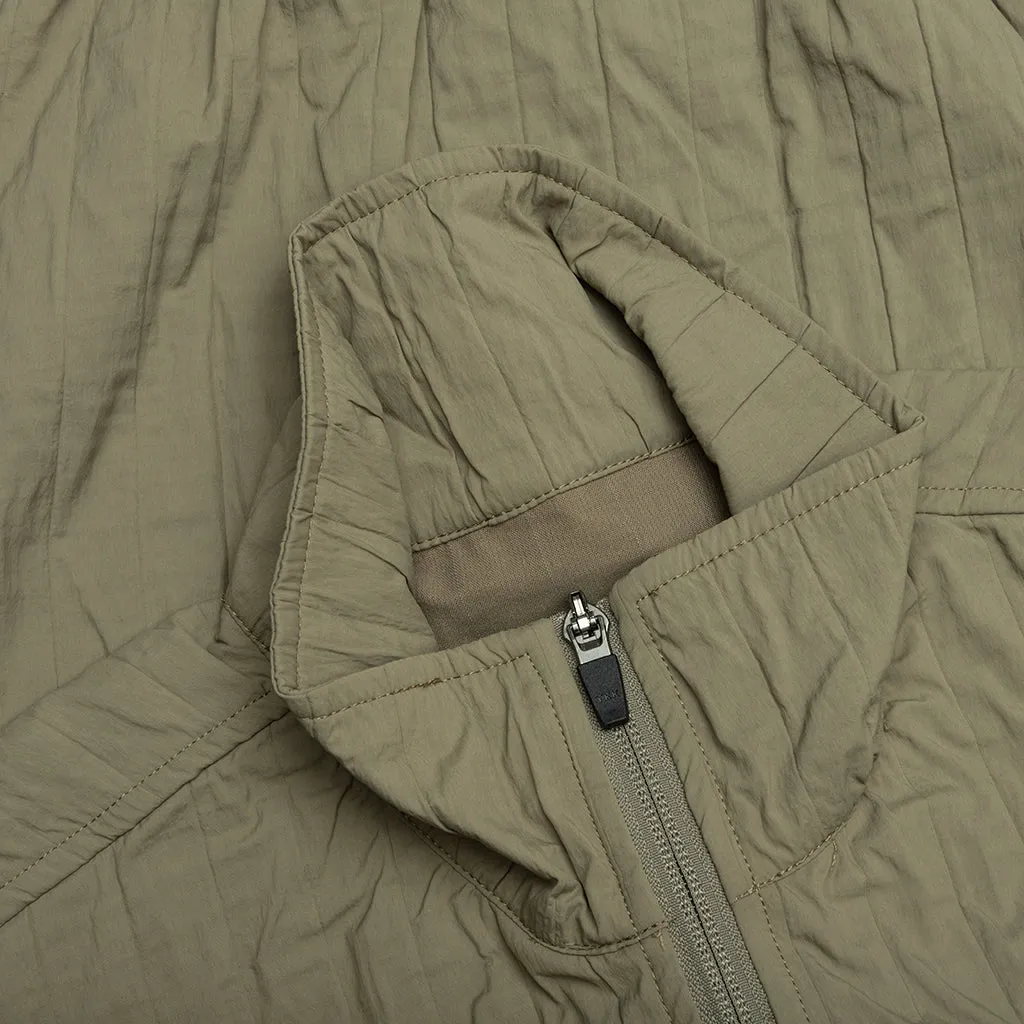Rescue Pleated Track Jacket - Olive