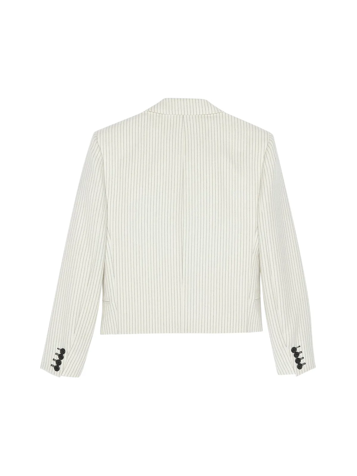 Saint Laurent Striped Double Breasted Jacket
