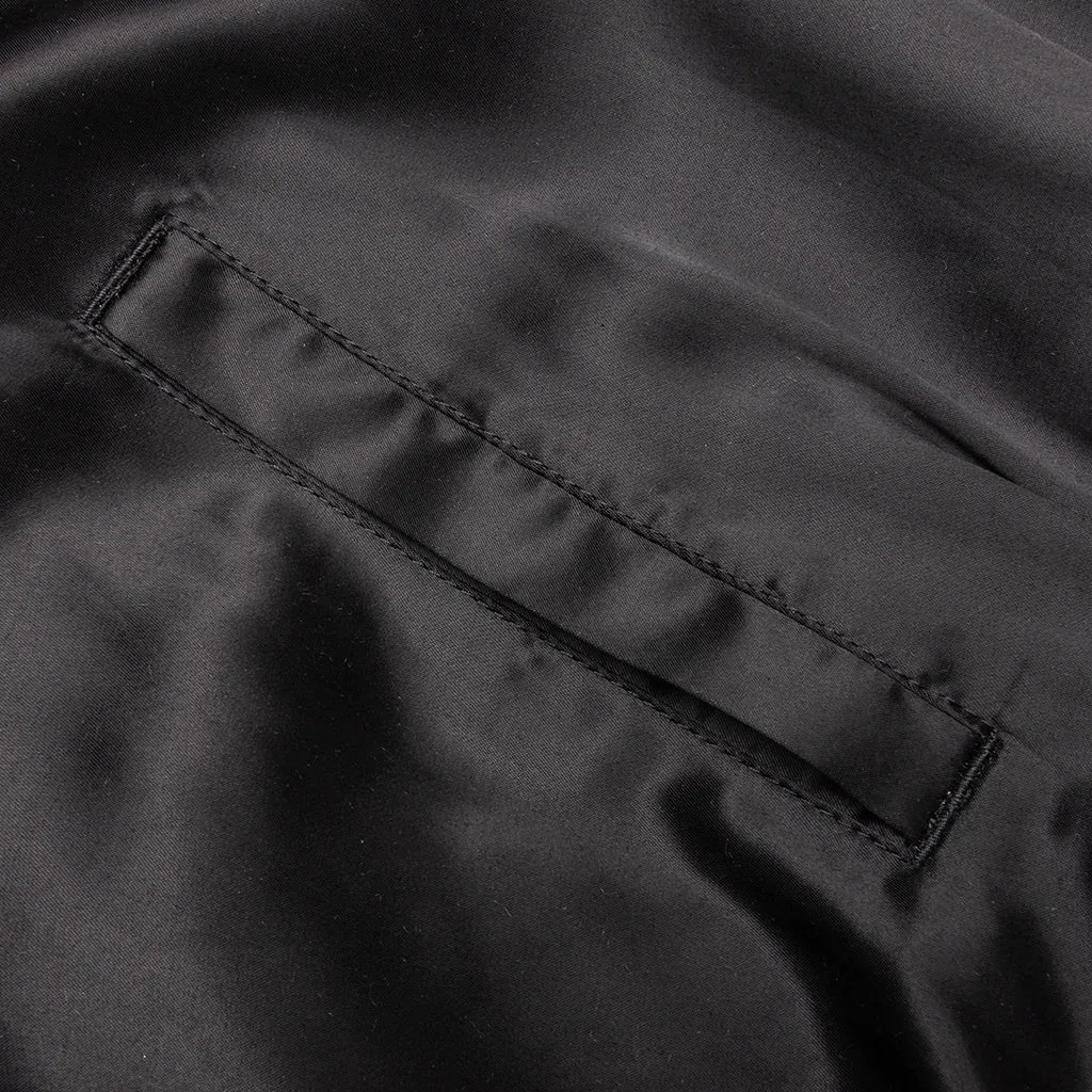 Saint Michael x Born x Raised Satin Jacket - Black/Grey