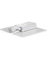 Satco TP152 WH Track End Feed Connector in White Finish